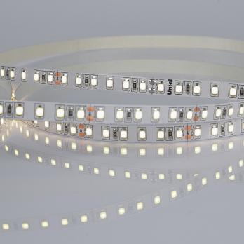 ULS-2835-120LED-m-8mm-IP20-DC24V-9.6W-m-5M-4000K Гибкая светодиодная лента на самоклеящейся основе. Катушка 5 м. в герметичной упаковке. Белый свет 4000K. ТМ Uniel.
