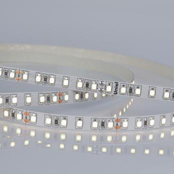 ULS-2835-120LED-m-8mm-IP20-DC24V-9.6W-m-5M-4000K Гибкая светодиодная лента на самоклеящейся основе. Катушка 5 м. в герметичной упаковке. Белый свет 4000K. ТМ Uniel.