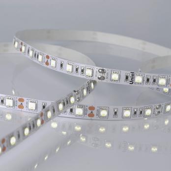 ULS-M25-5050-60LED-m-10mm-IP20-DC12V-14.4W-m-5M-6500K PROFI Гибкая светодиодная лента на самоклеящейся основе. Катушка 5м. в герметичной упаковке. Дневной свет 6500K. ТМ Uniel.
