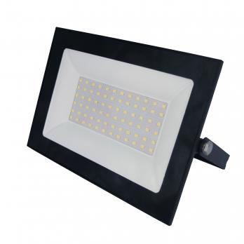 ULF-F21-70W-3000K IP65 200-250В BLACK Прожектор светодиодный. Теплый белый свет 3000К. Корпус черный. TM Uniel