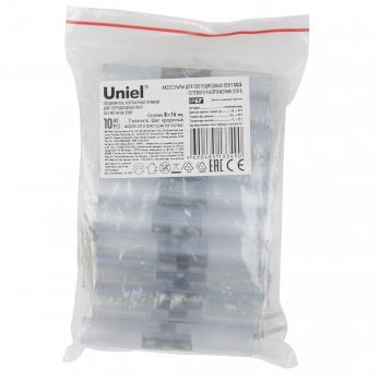 UTC-K-12-N21 CLEAR 010 POLYBAG Соединитель контактный прямой для светодиодных лент ULS-N21 NEON 220В. 8x16мм. 2 контакта. Цвет прозрачный. 10 штук в пакете. TM Uniel