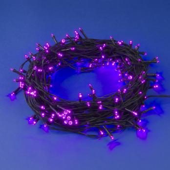 ULD-S2000-200-DGA PINK IP20 Гирлянда светодиодная. 20м. 200 светодиодов. Розовый свет. Провод зеленый. ТМ Uniel