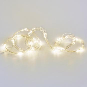 ULD-E0200-200-STB-3AA WARM WHITE IP44 Гирлянда светодиодная Лучи росы на батарейках 3АА не в-к. 2м. 10 нитей. 200 светодиодов. Теплый белый свет. Провод прозрачный. ТМ Uniel