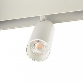 ULB-M60-24W-4000K-35 WHITE Светильник-прожектор светодиодный трековый. Для магнитного шинопровода. 900 Лм. Белый свет 4000К. Белый. ТМ Uniel