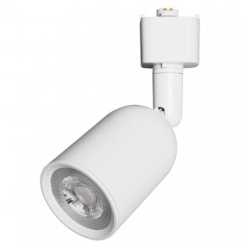 ULB-Q292 8W-4000K WHITE Светильник-прожектор светодиодный трековый. 600 Лм. Белый свет 4000K. Корпус белый. ТМ Volpe