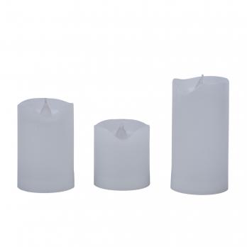 ULD-F060 WARM WHITE CANDLE SET3 Фигура светодиодная Свеча на батарейках CR2032 в-к. в составе набора из 3 штук. 1 светодиод. Теплый белый свет. TM Uniel