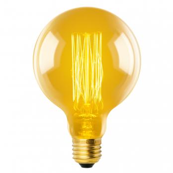 IL-V-G125-60-GOLDEN-E27 VW01 Лампа накаливания Vintage. Форма шар. Форма нити VW. Картон. ТМ Uniel