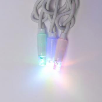 ULD-S1000-120-DWA MULTI IP67 Гирлянда светодиодная с контроллером. 120 светодиодов. 10 м. разноцветная. IP67. провод белый