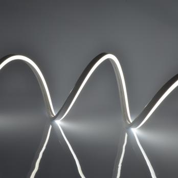 ULS-N03-2835-100LED-m-8mm-IP67-DC12V-11W-m-5M-6500K Светодиодная гибкая герметичная лента. NEON. Катушка 5м. в блистере. Дневной белый свет 6500K. ТМ Uniel