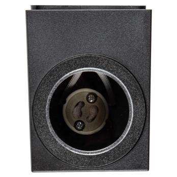 UUL-P41A 6W-GU10 IP65 BLACK Светильник уличный. под лампу GU10. Архитектурный накладной. Корпус черный. TM Uniel