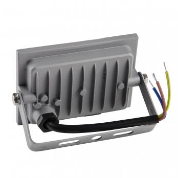 ULF-Q516 10W-RED IP65 220-240В GREY Прожектор светодиодный. Красный свет. Корпус серый. TM Volpe