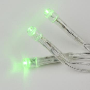 ULD-S1000-100-DTA GREEN IP20 Гирлянда светодиодная. 10м. 100 светодиодов. Зеленый свет. Провод прозрачный. ТМ Uniel