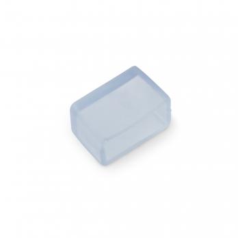 UCW-K14-CLEAR 025 POLYBAG Изолирующий зажим заглушка для светодиодной ленты 220В. 14-16х7мм. цвет прозрачный. 25 штук в пакете. TM Uniel
