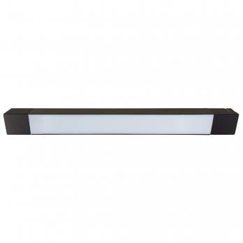 ULB-Q281 20W-4000K BLACK Светильник-прожектор светодиодный трековый. Линейный. 1600 Лм. Белый свет 4000К. Корпус черный. ТМ Volpe