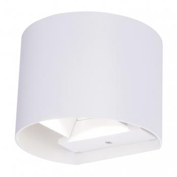 ULU-S56B-2x3W-3000K+4000K+6000K IP65 WHITE Светильник светодиодный уличный. Архитектурный накладной. С переключателем цвета свечения. Теплый3000K-Белый4000K-Дневной6000K. Корпус белый. TM Uniel