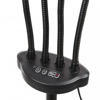 ULT-P32-36W-SPLE-TM-40 IP40 BLACK QUAD Светильник для растений светодиодный с таймером. на штативе. Спектр для фотосинтеза. TM Uniel