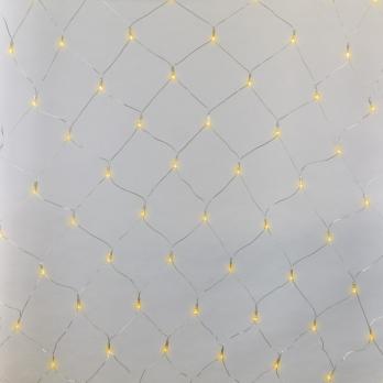 ULD-N2520-240-DTA YELLOW IP20 Сетка светодиодная с контроллером. 240 светодиодов. 2.5х2 м. желтая. IP20. провод прозрачный