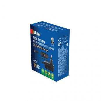 UET-VPA-012A20 Блок питания для светодиодов с вилкой. 12 Вт. 12В. IP20