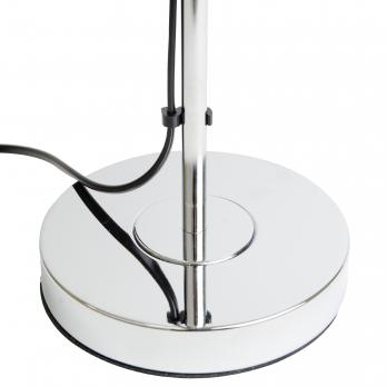 UML-B702 E14 SILVER Светильник настольный. 60W. Цоколь Е14. Механический выключатель. Серебристый. ТМ Uniel