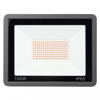ULF-P42-100W-SPBR IP65 180-260V BLACK Прожектор для растений светодиодный. Спектр для рассады и досвечивания в период роста. Цвет черный. TM Uniel