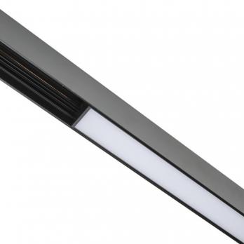 ULB-M70-20W-4000K-35 BLACK Светильник-прожектор линейный светодиодный трековый. Для магнитных шинопроводов. 2000 Лм. Белый свет 4000К. Черный. ТМ Uniel