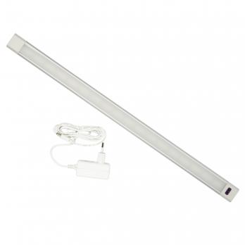 ULI-F47-8W-4500K-DIM SENSOR IP20 SILVER Светильник светодиодный для мебели. 500x30x11.5мм. 600Lm. ТМ Uniel