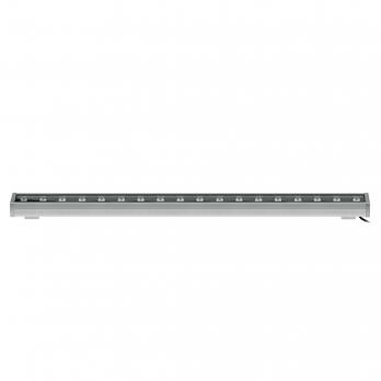 ULF-L52-18W-6400K-L100 220V IP65 SILVER Прожектор светодиодный линейный. 1000мм. Дневной свет 6400К. 2500Лм. Алюминий. TM Uniel