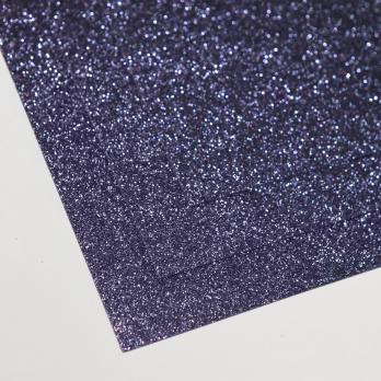 VR-FE4 40T15-S60X70-HPL42EG045 Glitter Mirtilli maturi-Спелая черника Фоамиран глиттерный. толщина 1.5мм. лист 60x70см. в пачке из 10 листов. TM Volpe Rosa