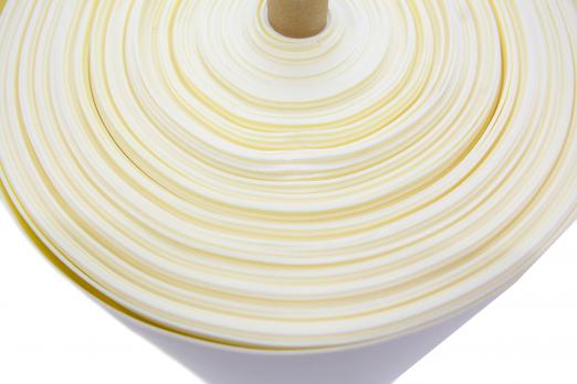 VR-PE7 20T20-R100-PWF018 L050M SOFT Vaniglia-Vanilla Foamiran. the thickness is 2mm. width 100 cm. in a roll of 50m. TM Volpe Rosa