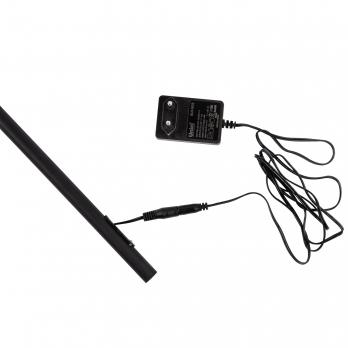 ULM-T610 7W-4500K-DIM BLACK Торшер напольный светодиодный. 7W. с регулировкой наклона. Сенсорный выключатель. Диммер. Черный. ТМ Uniel