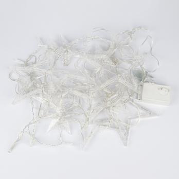 ULD-E3007-138-DTA WARM WHITE IP20 STARS-2 Занавес фигурный светодиодный. 3х0.7м. 138 светодиодов. Теплый белый свет. Провод прозрачный. TM Uniel