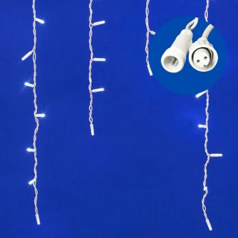 ULD-B3010-200-TWK WHITE IP67 Бахрома светодиодная с эффектом мерцания. 3м. Соединяемая. 200 светодиодов. Белый свет. Провод белый. TM Uniel.