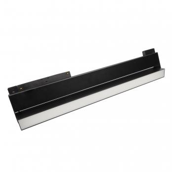 ULB-M80-22W-4000K-35 BLACK Светильник-прожектор линейный светодиодный трековый. Для магнитных шинопроводов. 2000 Лм. Белый свет 4000К. Черный. ТМ Uniel
