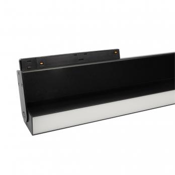 ULB-M80-22W-4000K-35 BLACK Светильник-прожектор линейный светодиодный трековый. Для магнитных шинопроводов. 2000 Лм. Белый свет 4000К. Черный. ТМ Uniel