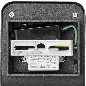 ULU-S36A-7W-4000K IP54 BLACK Светильник светодиодный уличный. Архитектурный накладной. Белый свет 4000K. Корпус черный. TM Uniel