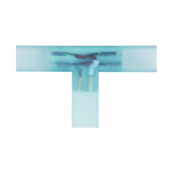 UTC-K-34-B67-RGB CLEAR 005 POLYBAG Соединитель контактный Т-образный для светодиодных лент 220В 5050 RGB. 4 контакта. цвет прозрачный. 5 штук в пакете