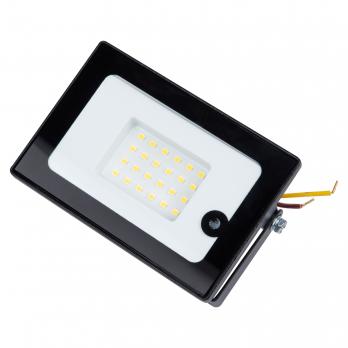 ULF-Q518 30W-6500K SENSOR IP65 220-240V BLACK Прожектор светодиодный с датчиком движения и освещенности. Дневной свет 6500K. Корпус черный. TM Volpe