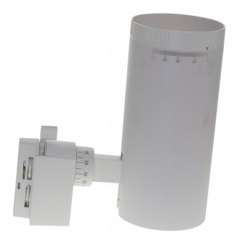 ULB-Q261 20W-4000K-AC WHITE Светильник-прожектор светодиодный трековый. 1600 Лм. Белый свет 4000К. С регулируемым углом свечения. Корпус белый. ТМ Volpe