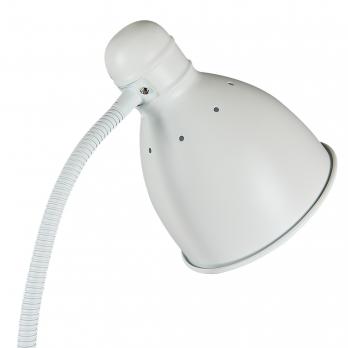 UML-T701 E27 WHITE Торшер напольный под лампу Е27. 60W. с регулировкой наклона. Механический выключатель. Белый. ТМ Uniel