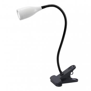 ULM-D501 4W-4000K WHITE Светильник настольный светодиодный прищепка. Механический выключатель. Белый. TM Uniel