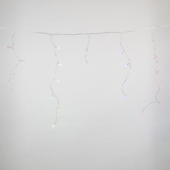 ULD-B2005-048-DTA MULTI IP20 Бахрома светодиодная. 2м. 48 светодиодов. Разноцветный свет. Провод прозрачный. ТМ Uniel