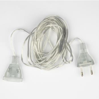 UCX-Y25-100W-500 CLEAR Удлинитель для подключения гирлянд. 5м. 100 Вт. Тип Y25. Прозрачный. ТМ Uniel