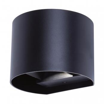 ULU-S56B-2x3W-3000K+4000K+6000K IP65 BLACK Светильник светодиодный уличный. Архитектурный накладной. С переключателем цвета свечения. Теплый3000K-Белый4000K-Дневной6000K. Корпус черный. TM Uniel