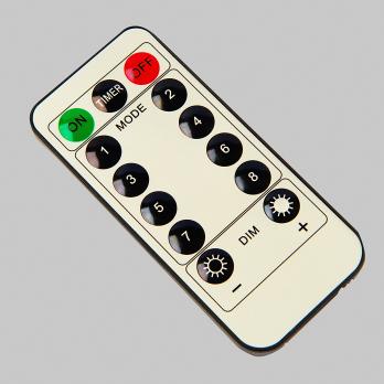 ULD-S10000-1000-DTA-RC WARM WHITE IP44 DEW Гирлянда светодиодная Роса. 100м. 1000 светодиодов. Теплый белый свет. Пульт ДУ в-к. Провод прозрачный. ТМ Uniel