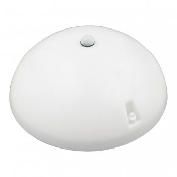 ULW-K20B 8W-4000K SENSOR IP54 Светильник светодиодный влагозащищенный. с датчиком движения. Круг. Белый свет 4000K. 600Лм. Диаметр 220мм. Корпус белый. ТМ Uniel