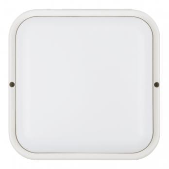 ULW-Q229 18W-4000K IP65 WHITE Светильник светодиодный влагозащищенный. Квадрат. Белый свет 4000K. 155×155×37мм. Корпус белый. ТМ Volpe