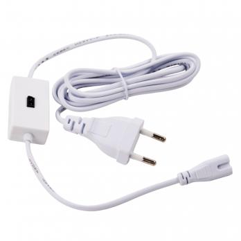 USN-Q850 150W-2P-2M WHITE Выключатель бесконтактный для подключения светильников ULI-Q150. ULI-Q950 к сети 220В. Провод 200 см. 2 контакта. Цвет белый. TM Volpe