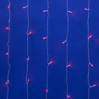 ULD-C3020-160-DTA PINK IP20 Занавес светодиодный. 3х2м. 160 светодиодов. Розовый свет. Провод прозрачный. TM Uniel