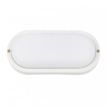 ULW-Q226 12W-6500К IP65 WHITE Светильник светодиодный влагозащищенный. Овал. Дневной свет 6500K. 158х84 мм. Корпус белый. ТМ Volpe