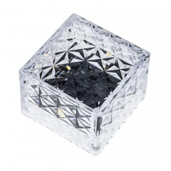 USL-F-172-PT050 ICECUBE Садовый светильник на солнечной батарее. 4 светодиода. Теплый белый свет. 1xАА Ni-Mh аккумулятор в-к. IP44. TM Uniel